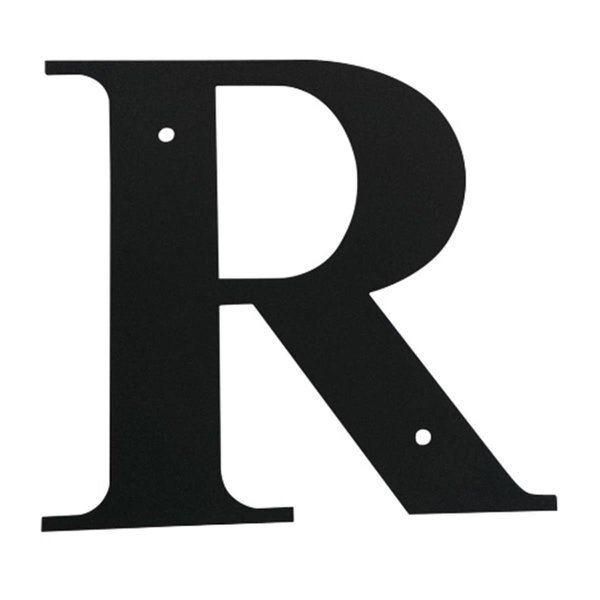 Letter R Medium, Village Wrought Iron, Mfr#: LET-R-M